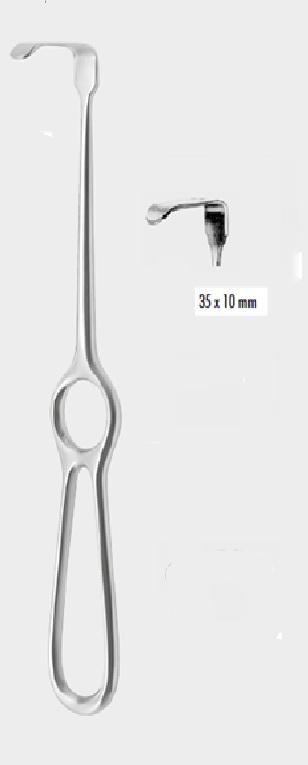 Ретрактор ЛАНГЕНБЕК (LANGENBECK), 21 см (cm), 35х10 мм (mm)